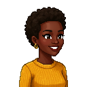 The pixel character RPGme made from Maya's photo